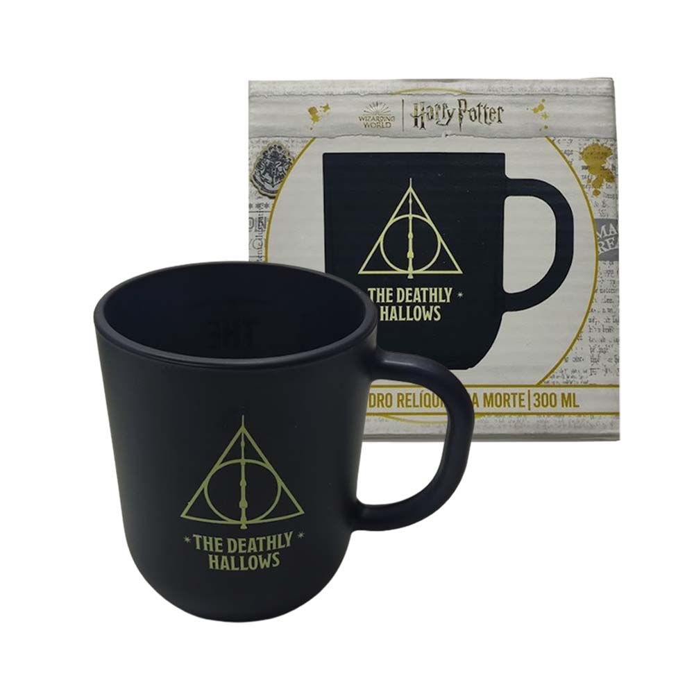 CANECA MODELO HARRY POTTER ELEMENTOS EM VIDRO 300ML REF: 590646