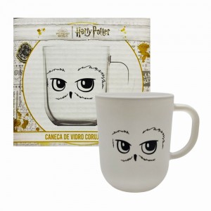 CANECA TORONTO MODELO CORUJA EDWIGES EM VIDRO 300ML REF: 590651 CANECA TORONTO MODELO CORUJA EDWIGES EM VIDRO 300ML REF: 590651