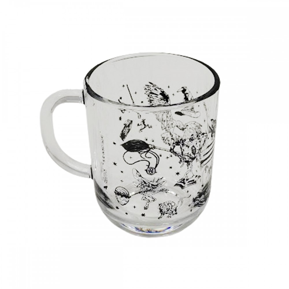 CANECA DE VIDRO HARRY POTTER ELEMENTOS 300ML REF: 590658