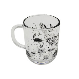 CANECA DE VIDRO HARRY POTTER ELEMENTOS 300ML REF: 590658