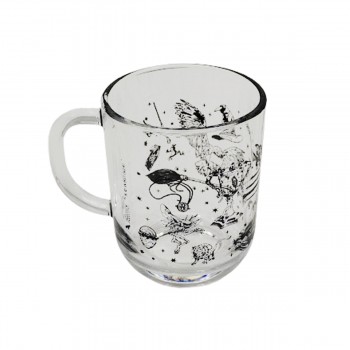 CANECA DE VIDRO HARRY POTTER ELEMENTOS 300ML REF: 590658 CANECA DE VIDRO HARRY POTTER ELEMENTOS 300ML REF: 590658