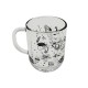 CANECA DE VIDRO HARRY POTTER ELEMENTOS 300ML REF: 590658