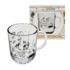 CANECA DE VIDRO HARRY POTTER ELEMENTOS 300ML REF: 590658 CANECA DE VIDRO HARRY POTTER ELEMENTOS 300ML REF: 590658
