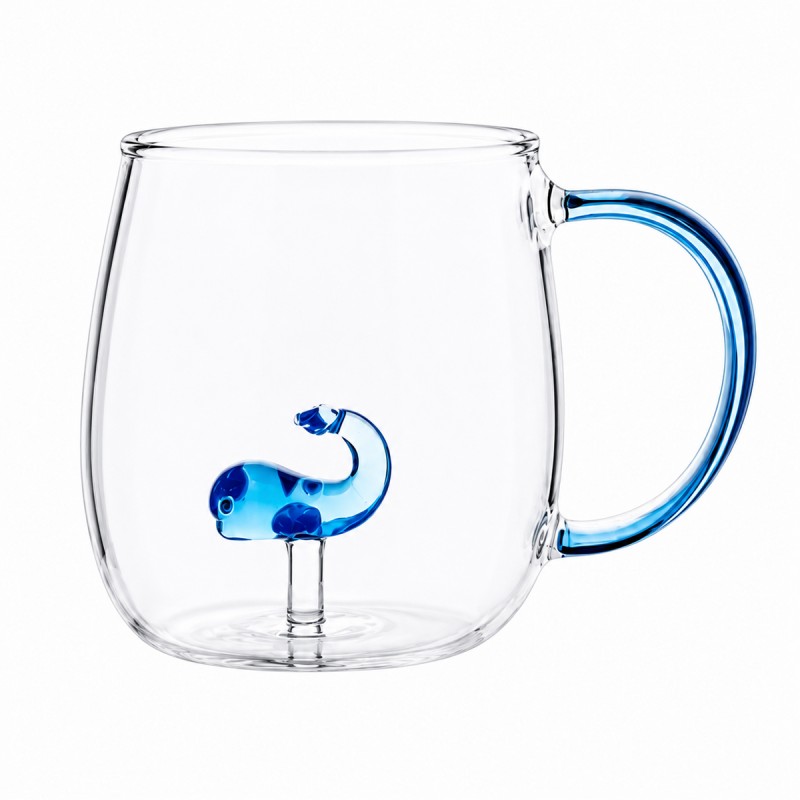 CANECA BOROSSILICATO DE VIDRO 420ML MODELO BALEIA REF: 223129 CANECA BOROSSILICATO DE VIDRO 420ML MODELO BALEIA REF: 223129