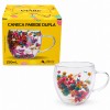XÍCARA BOROSSILICATO PAREDE DUPLA MODELO FLORES SECAS 200ML REF: 240202 XÍCARA BOROSSILICATO PAREDE DUPLA MODELO FLORES SECAS 200ML REF: 240202