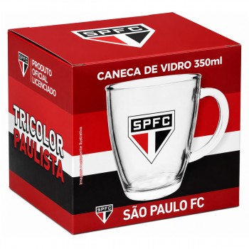 CANECA DE VIDRO 350ML MODELO SÃO PAULO REF: 111136 CANECA DE VIDRO 350ML MODELO SÃO PAULO REF: 111136