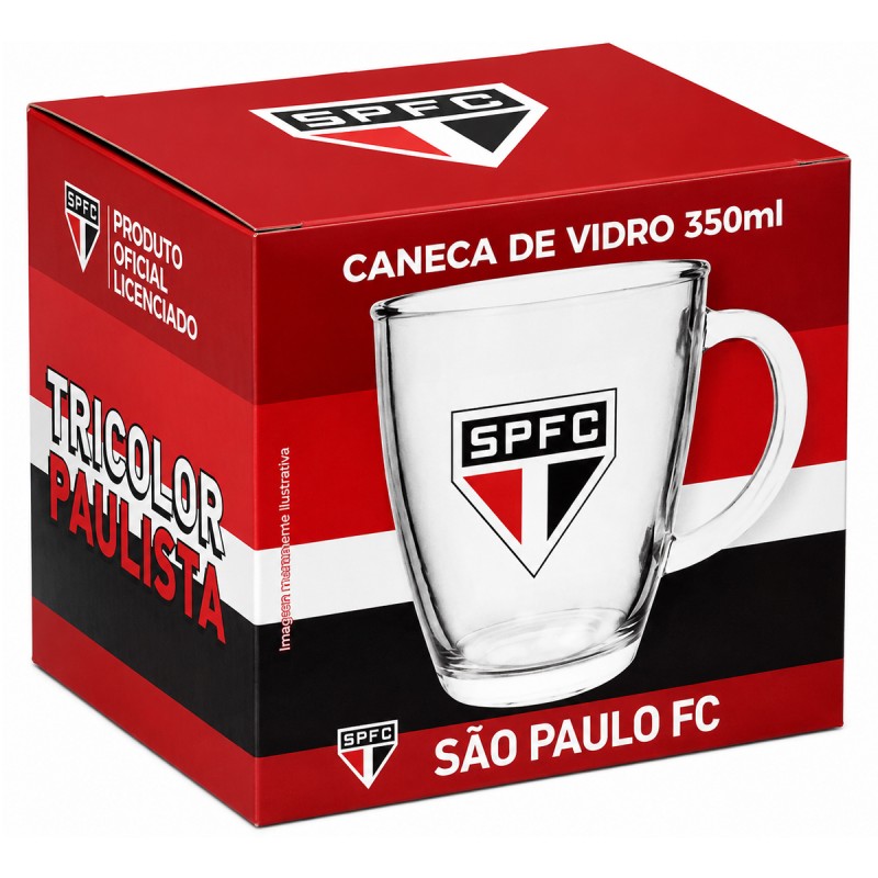 CANECA DE VIDRO 350ML MODELO SÃO PAULO REF: 111136 CANECA DE VIDRO 350ML MODELO SÃO PAULO REF: 111136
