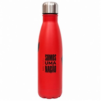 GARRAFA TÉRMICA INOX 500 ML MODELO FLAMENGO REF: 113133