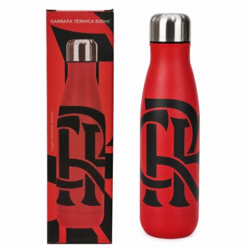 GARRAFA TÉRMICA INOX 500 ML MODELO FLAMENGO REF: 113133
