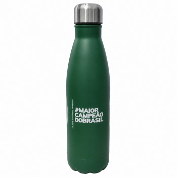 GARRAFA TÉRMICA INOX 500 ML MODELO PALMEIRAS REF: 113138