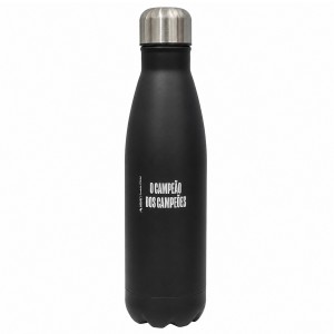 GARRAFA TÉRMICA INOX 500 ML MODELO CORINTHIANS REF: 113139 GARRAFA TÉRMICA INOX 500 ML MODELO CORINTHIANS REF: 113139