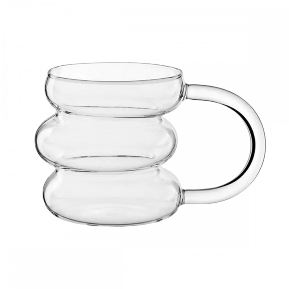 CANECA BOROSSILICATO DRINKS 430ML EM VIDRO REF: 241005