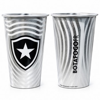 COPO TÉRMICO INOX 450ML COM REAÇÃO TÉRMICA MODELO BOTAFOGO REF: 131332