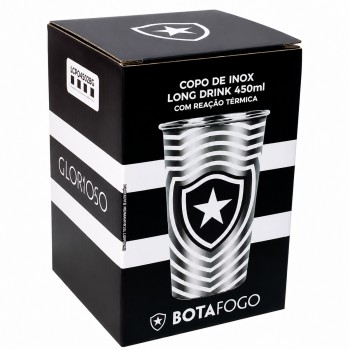 COPO TÉRMICO INOX 450ML COM REAÇÃO TÉRMICA MODELO BOTAFOGO REF: 131332 COPO TÉRMICO INOX 450ML COM REAÇÃO TÉRMICA MODELO BOTAFOGO REF: 131332