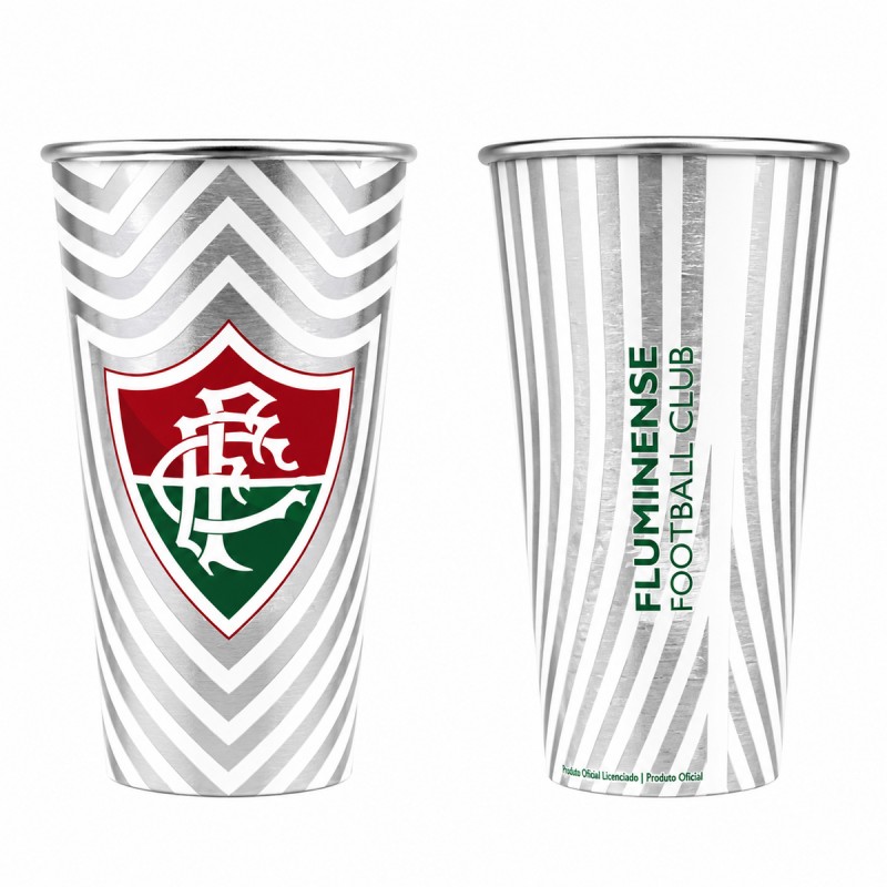 COPO TÉRMICO INOX 450ML COM REAÇÃO TÉRMICA MODELO FLUMINENSE REF: 131335