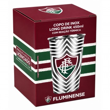 COPO TÉRMICO INOX 450ML COM REAÇÃO TÉRMICA MODELO FLUMINENSE REF: 131335 COPO TÉRMICO INOX 450ML COM REAÇÃO TÉRMICA MODELO FLUMINENSE REF: 131335