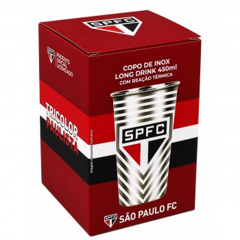 COPO TÉRMICO INOX 450ML COM REAÇÃO TÉRMICA MODELO SÃO PAULO REF: 131336 COPO TÉRMICO INOX 450ML COM REAÇÃO TÉRMICA MODELO SÃO PAULO REF: 131336