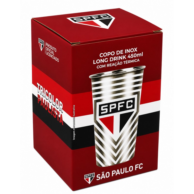 COPO TÉRMICO INOX 450ML COM REAÇÃO TÉRMICA MODELO SÃO PAULO REF: 131336 COPO TÉRMICO INOX 450ML COM REAÇÃO TÉRMICA MODELO SÃO PAULO REF: 131336