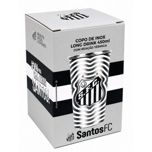 COPO TÉRMICO INOX 450ML COM REAÇÃO TERMICA MODELO SANTOS REF: 131337