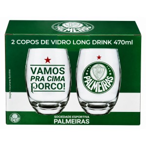COPOS DE VIDRO LONG DRINK BELIZE 470ML MODELO PALMEIRAS REF: 764738 COPOS DE VIDRO LONG DRINK BELIZE 470ML MODELO PALMEIRAS REF: 764738