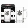 CANECA DE VIDRO CERVEJA COM PLACA DE METAL 420ML MODELO CORINTHIANS REF: 601039 CANECA DE VIDRO CERVEJA COM PLACA DE METAL 420ML MODELO CORINTHIANS REF: 601039