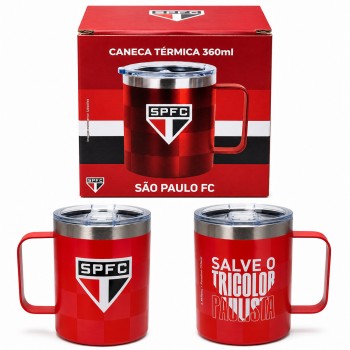 CANECA TÉRMICA DE AÇO INOX COM TAMPA 360ML MODELO SÃO PAULO REF: 622536 CANECA TÉRMICA DE AÇO INOX COM TAMPA 360ML MODELO SÃO PAULO REF: 622536