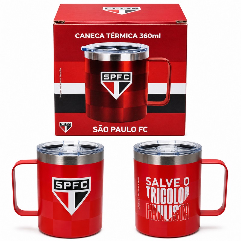 CANECA TÉRMICA DE AÇO INOX COM TAMPA 360ML MODELO SÃO PAULO REF: 622536 CANECA TÉRMICA DE AÇO INOX COM TAMPA 360ML MODELO SÃO PAULO REF: 622536