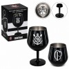 TAÇA OU COPO TÉRMICO INOX 2 EM 1 360ML MODELO CORINTHIANS REF: 402039