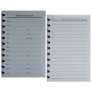 AGENDA PERMANENTE 160 FOLHAS  REF: MG-3490 AGENDA PERMANENTE 160 FOLHAS  REF: MG-3490