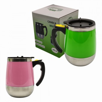 CANECA ISOTERMICA EM INOX 400ML REF: KL5849