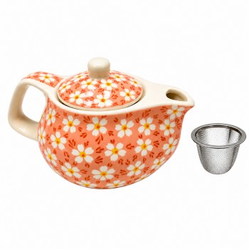 BULE DE MESA DE PORCELANA COM INFUSOR 250ML REF: BUL03A