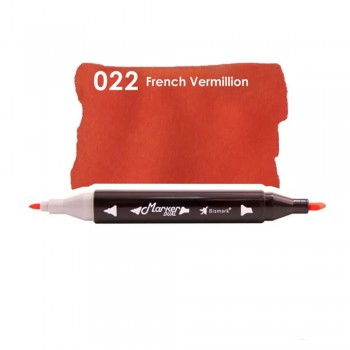 MARCADOR FRENCH VERMILION 2PONTAS 1UNI REF:022 MARCADOR FRENCH VERMILION 2PONTAS 1UNI REF:022
