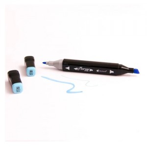 MARCADOR BABY BLUE 2PONTAS 1UNI MARCADOR BABY BLUE 2PONTAS 1UNI