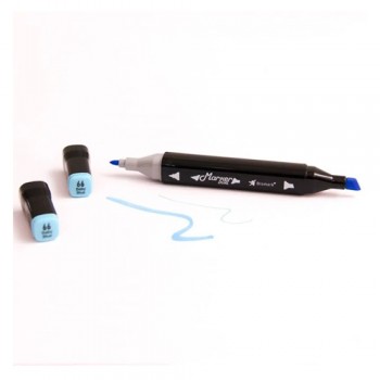 MARCADOR BABY BLUE 2PONTAS 1UNI