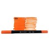 CANETA DUALTIP LARANJA