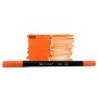CANETA DUALTIP LARANJA