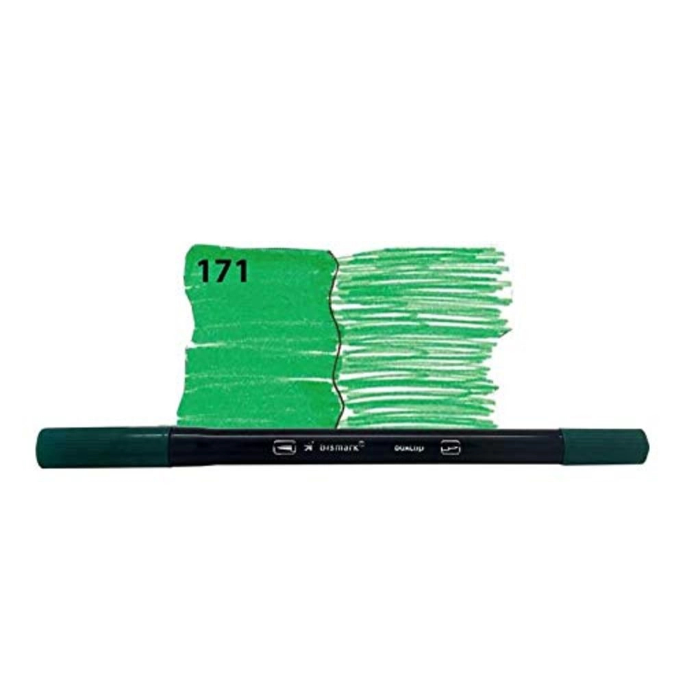 CANETA DUALTIP VERDE FOLHA 1UNI REF: 171