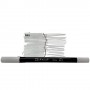CANETA DUALTIP CINZA CLARO