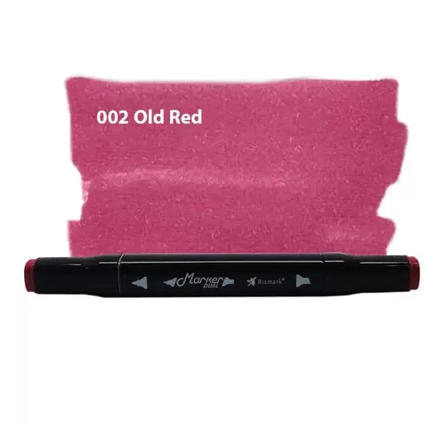 MARCADOR OLD RED 2PONTAS 1UNI