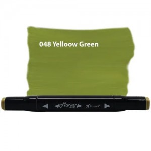 MARCADOR YELLOW GREEN 2PONTAS 1UNI REF: 48