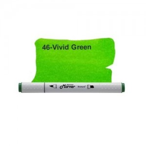 MARCADOR VIVID GREEN 2 PONTAS MARCADOR VIVID GREEN 2 PONTAS