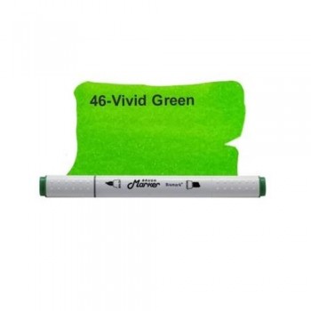 MARCADOR VIVID GREEN 2 PONTAS MARCADOR VIVID GREEN 2 PONTAS