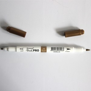 MARCADOR BRUSH 2PONTAS METALICA MARCADOR BRUSH 2PONTAS METALICA