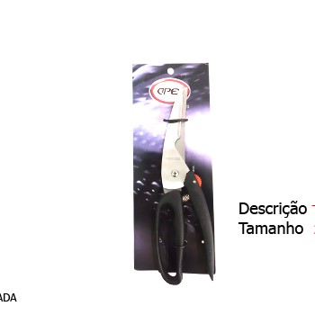 TESOURA DE COZINHA EM METAL E PLÁSTICO