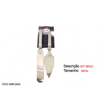 KIT C/2 ESPÁTULA PARA BOLO EM METAL. TAM:9X31CM