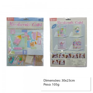 KIT FAÇA VOCÊ MESMO CARIMBOS E CARTÕES MODELO BEBÊ REF: R66A4