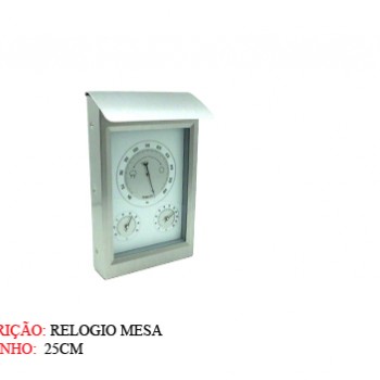 RELÓGIO DE MESA. TAM:13.5x3.8x22.5CM