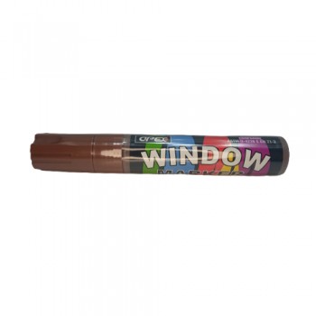 CANETA PARA VIDRO WINDOW MARKER COR: MARROM CANETA PARA VIDRO WINDOW MARKER COR: MARROM