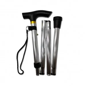 BENGALA APOIO DOBRÁVEL COM REGULADOR EM METAL  REF: DSC4186