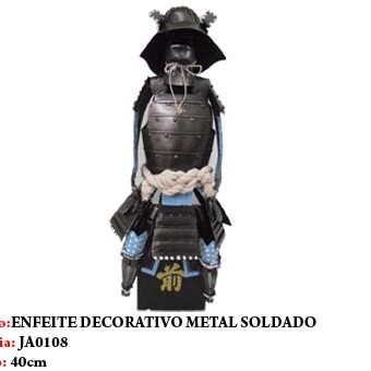 SOLDADO DECORATIVO EM METAL